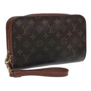 Louis Vuitton Vintage Pre-owned Canvas kuvertvskor Brown, Dam