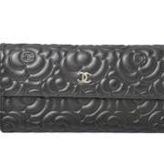 Chanel Vintage Pre-owned Laeder plnbcker Black, Dam