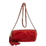 Chanel Vintage Pre-owned Laeder chanel-vskor Red, Dam