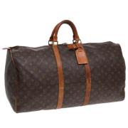 Louis Vuitton Vintage Pre-owned Canvas resvskor Brown, Dam