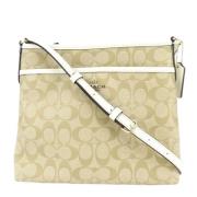 Coach Pre-owned Pre-owned Canvas crossbodyvskor Beige, Dam