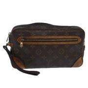 Louis Vuitton Vintage Pre-owned Canvas kuvertvskor Brown, Dam