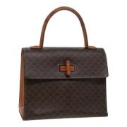 Celine Vintage Pre-owned Laeder handvskor Brown, Dam