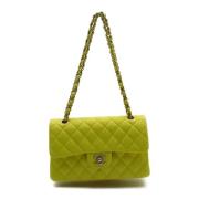 Chanel Vintage Pre-owned Tyg chanel-vskor Yellow, Dam