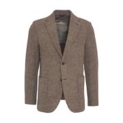 Circolo 1901 Brun Blazer Aw24 Herrmode Brown, Herr