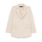 Federica Tosi Stilfull Kappa Cappotto 03 Beige, Dam