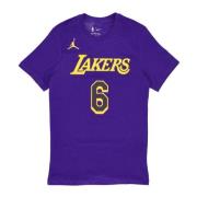 Jordan LeBron James Lakers Tee Purple, Herr