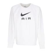 Nike Lätt Crewneck Sweatshirt Air French Terry White, Herr