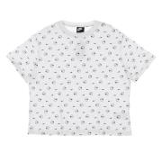 Nike All Over Print Boyfriend Tee Dam T-shirt White, Dam