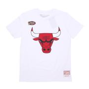 Mitchell & Ness Chicago Bulls NBA Tee Hardwood Classics White, Herr