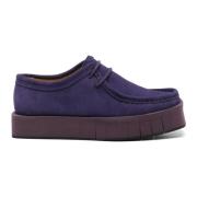 Paloma Barceló Lila Platta Skor Barbara Moccasins Purple, Dam