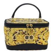 Versace Pre-owned Pre-owned Canvas handvskor Yellow, Dam