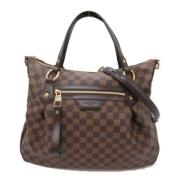 Louis Vuitton Vintage Pre-owned Canvas louis-vuitton-vskor Brown, Dam