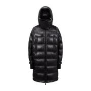 Moncler Svart utomhus nylonrock Black, Dam