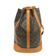 Louis Vuitton Vintage Pre-owned Tyg louis-vuitton-vskor Brown, Dam