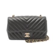 Chanel Vintage Pre-owned Laeder chanel-vskor Black, Dam