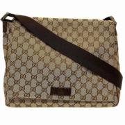 Gucci Vintage Pre-owned Canvas gucci-vskor Brown, Dam