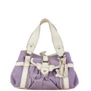 Celine Vintage Pre-owned Canvas celine-vskor Purple, Dam