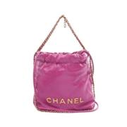 Chanel Vintage Pre-owned Laeder chanel-vskor Purple, Dam