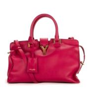 Yves Saint Laurent Vintage Pre-owned Laeder axelremsvskor Red, Dam