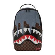 Sprayground Denim Drip MultiColour Ryggsäck Multicolor, Unisex