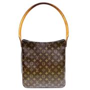 Louis Vuitton Vintage Pre-owned Tyg louis-vuitton-vskor Brown, Dam