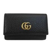 Gucci Vintage Pre-owned Laeder nyckelhllare Black, Dam