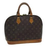 Louis Vuitton Vintage Pre-owned Canvas handvskor Brown, Dam