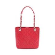 Chanel Vintage Pre-owned Laeder chanel-vskor Red, Dam