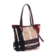 Burberry Vintage Pre-owned Canvas totevskor Multicolor, Dam