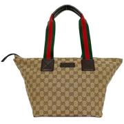 Gucci Vintage Pre-owned Laeder gucci-vskor Beige, Dam