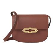 Mulberry Lyxig Crossbody Satchel med Pimlico Lock Brown, Dam