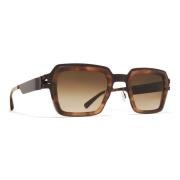 Mykita Mörkbrun Lennon Solglasögon Brown, Unisex