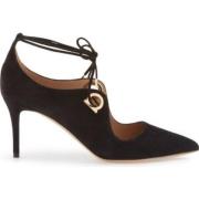 Salvatore Ferragamo Eleganta Decollete Skor för Kvinnor Black, Dam