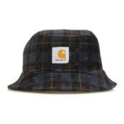 Carhartt Wip Rutig Print Bucket Hat med Snöre Multicolor, Herr