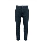 BomBoogie Slim Fit Chino Byxor för Män Blue, Herr