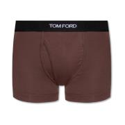 Tom Ford Boxers med logotyp Brown, Herr