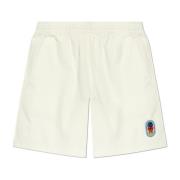 Adidas Originals Shorts med logopatch Beige, Herr