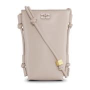 Ganni Stilren Crossbodyväska Offwhite Bou Beige, Dam