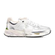 Premiata Silver Sneakers för Kvinnor Aw24 Gray, Dam