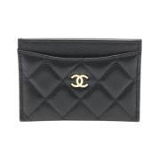 Chanel Vintage Pre-owned Laeder hem-och-kontorstillbehr Black, Dam