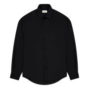 Laneus Klassisk Oversized Flanellskjorta Black, Herr