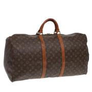 Louis Vuitton Vintage Pre-owned Canvas resvskor Brown, Dam