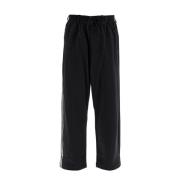 Y-3 Oversized Jersey Stickade Sweatpants Black, Herr