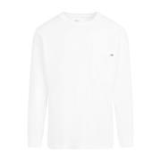 Universal Works Ecru Långärmad T-shirt White, Herr