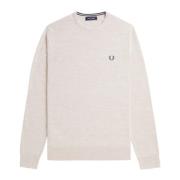 Fred Perry Beige Sweater Kollektion Beige, Herr