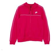 Nike Fireberry/Vit Lättvikts Dragkedja Hoodie Pink, Dam