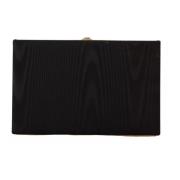 Dolce & Gabbana Silke Guldram Kvällsfest Clutch Black, Dam