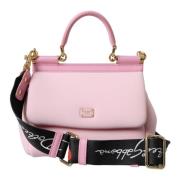 Dolce & Gabbana Rosa Neopren Axelväska Pink, Dam