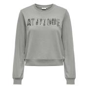 Only Onllori Hoodie Gray, Dam